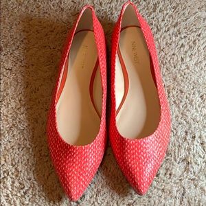 Nine West Womens Onlee Pointed Toe Slide Flats